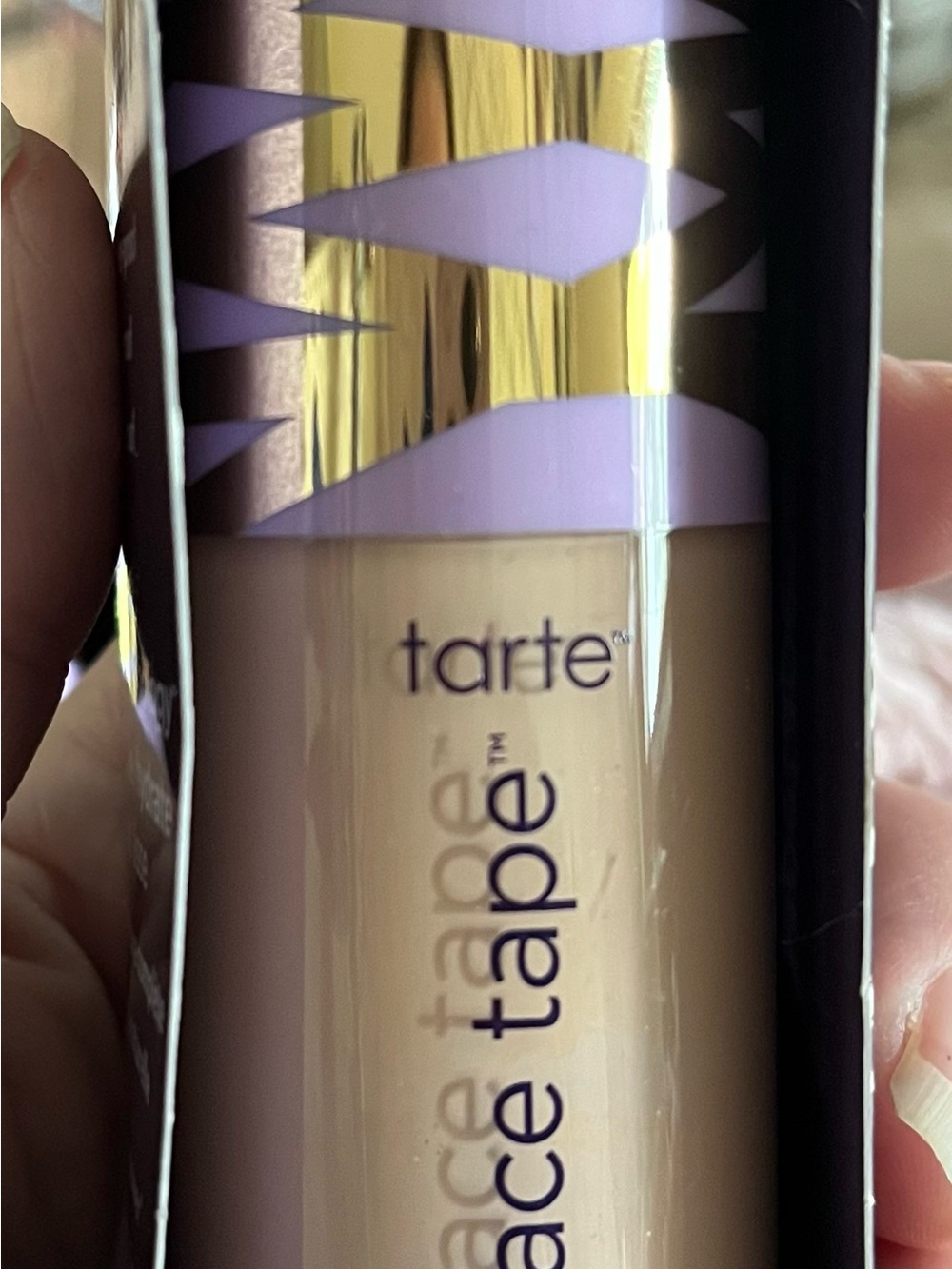 tarte Shape Tape Foundation- light beige with purple-gold cap